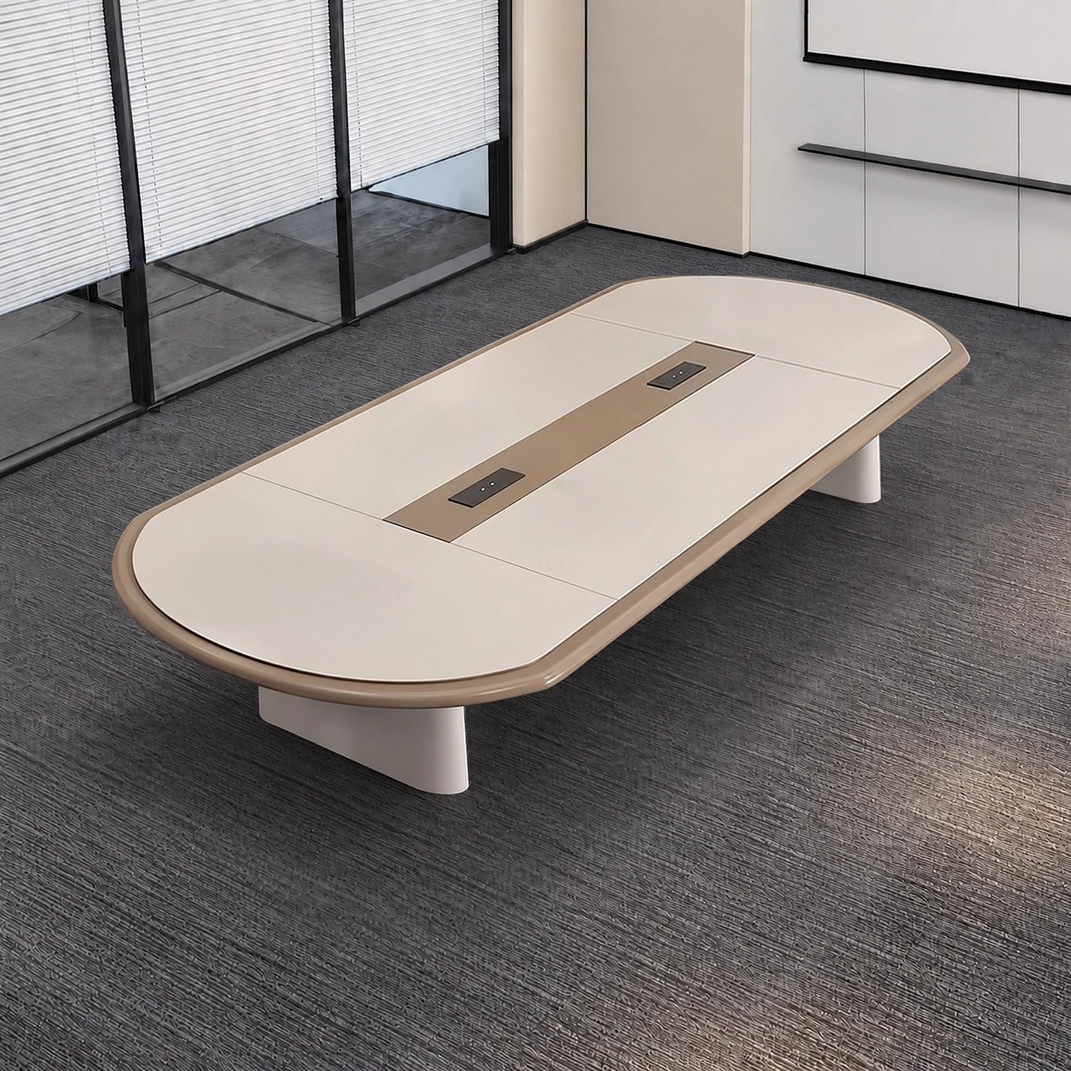 Modern Long Conference Table – Simple Design