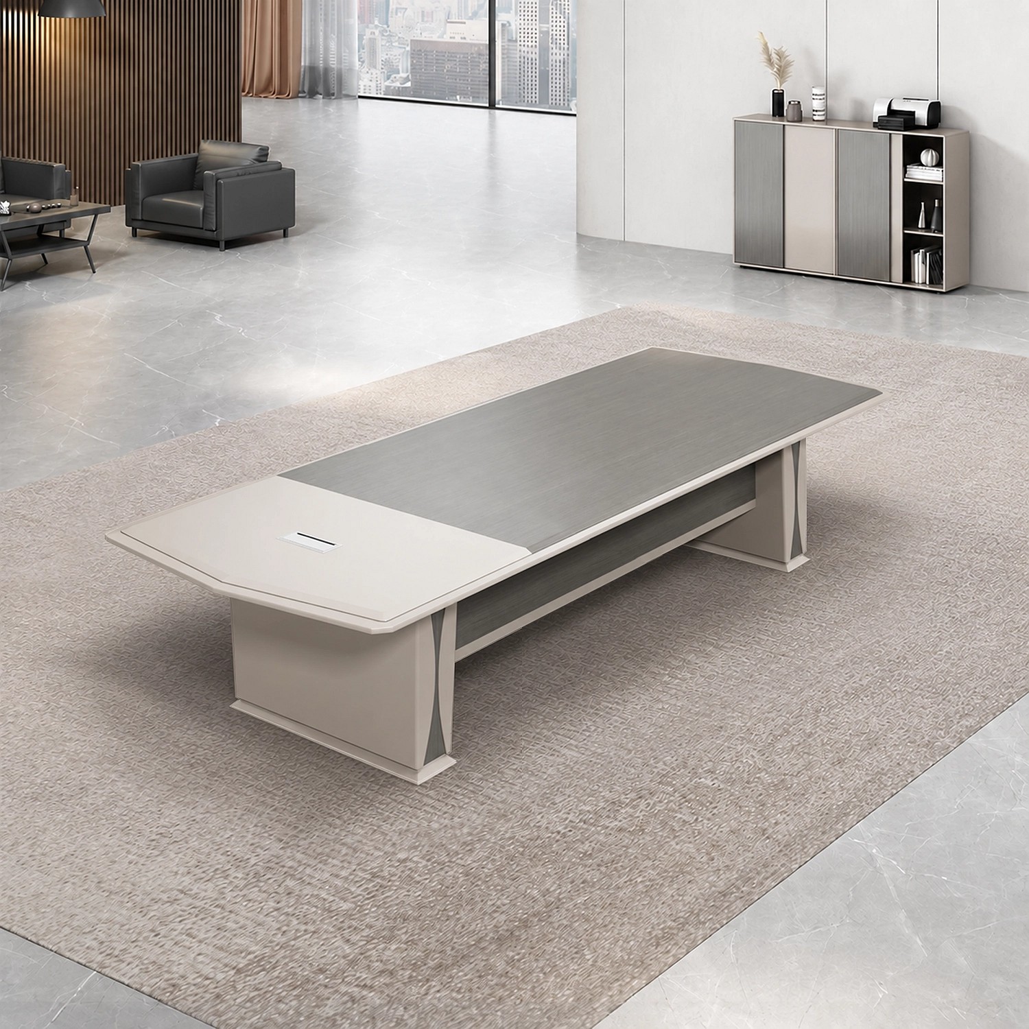 Modern Minimalist Conference Table