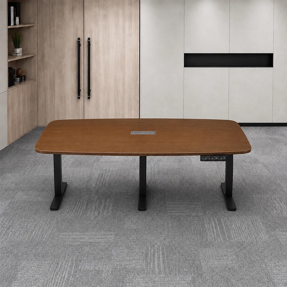 Premium Electric Lift Conference Table – Quiet Stable for Agile Workplaces