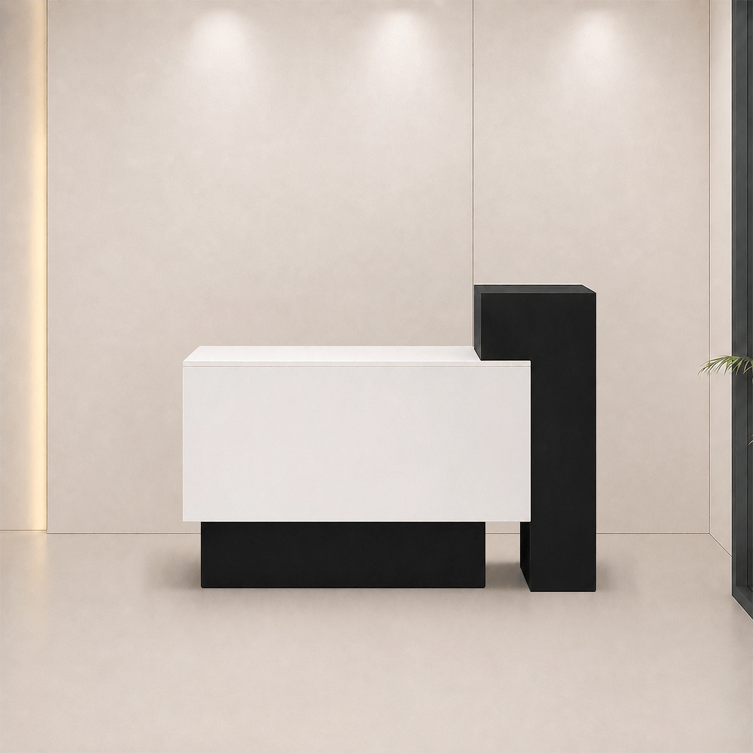 Modern Boutique Counter – Women’s Store & Salon Reception Desk