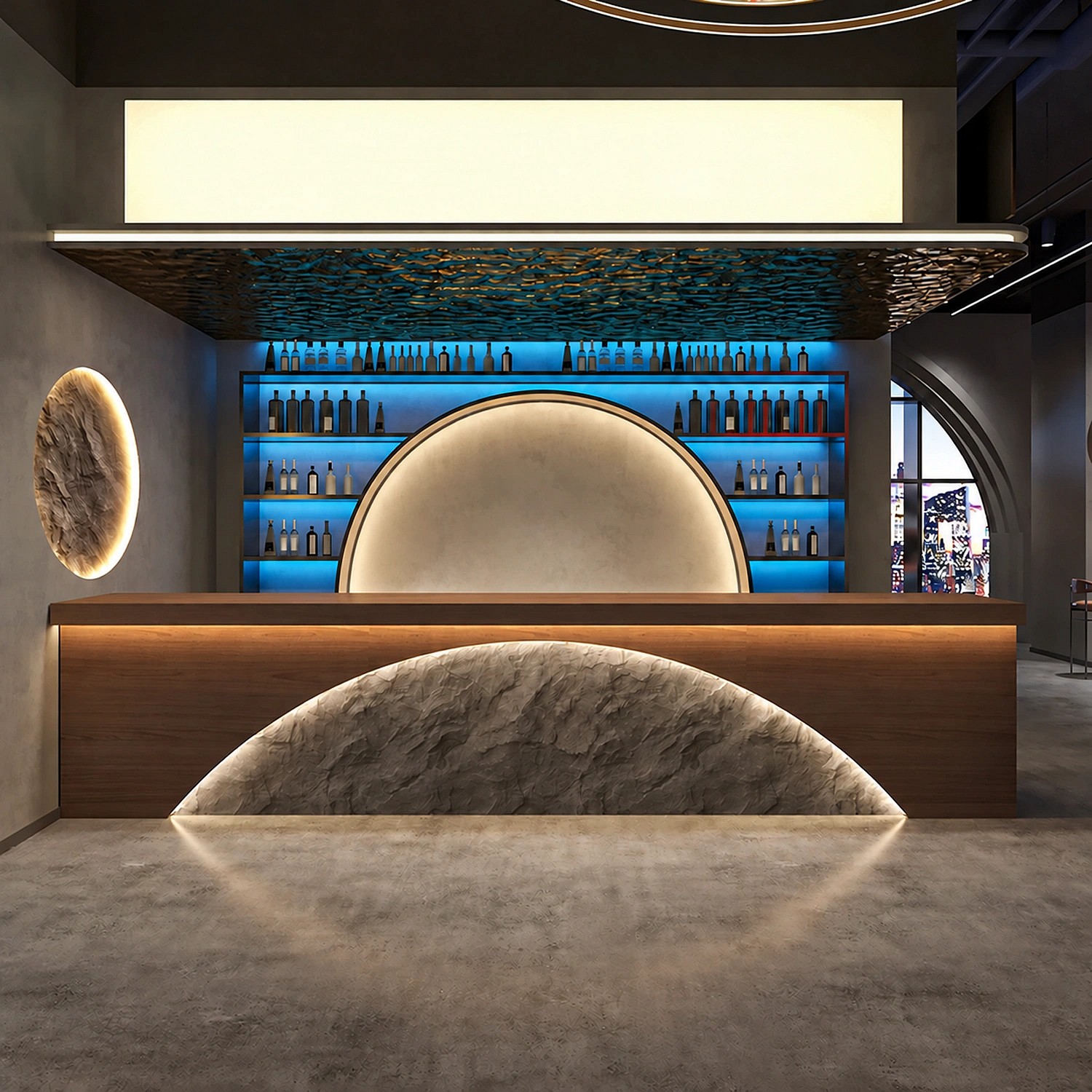 Modern Stylish Reception Desk for Hospitality and Lounge Spaces – Maoters