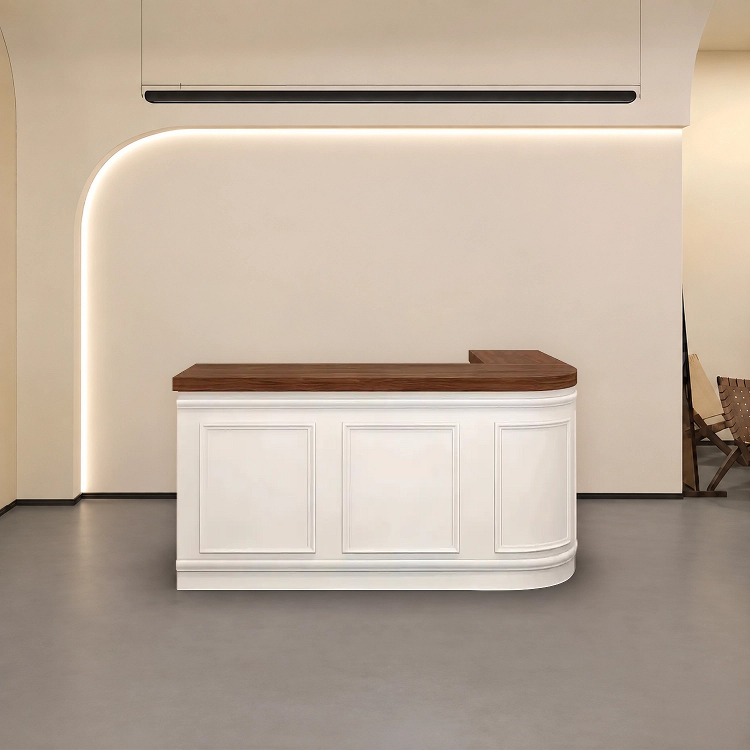 Wooden Boutique Counter – Cashier Desk