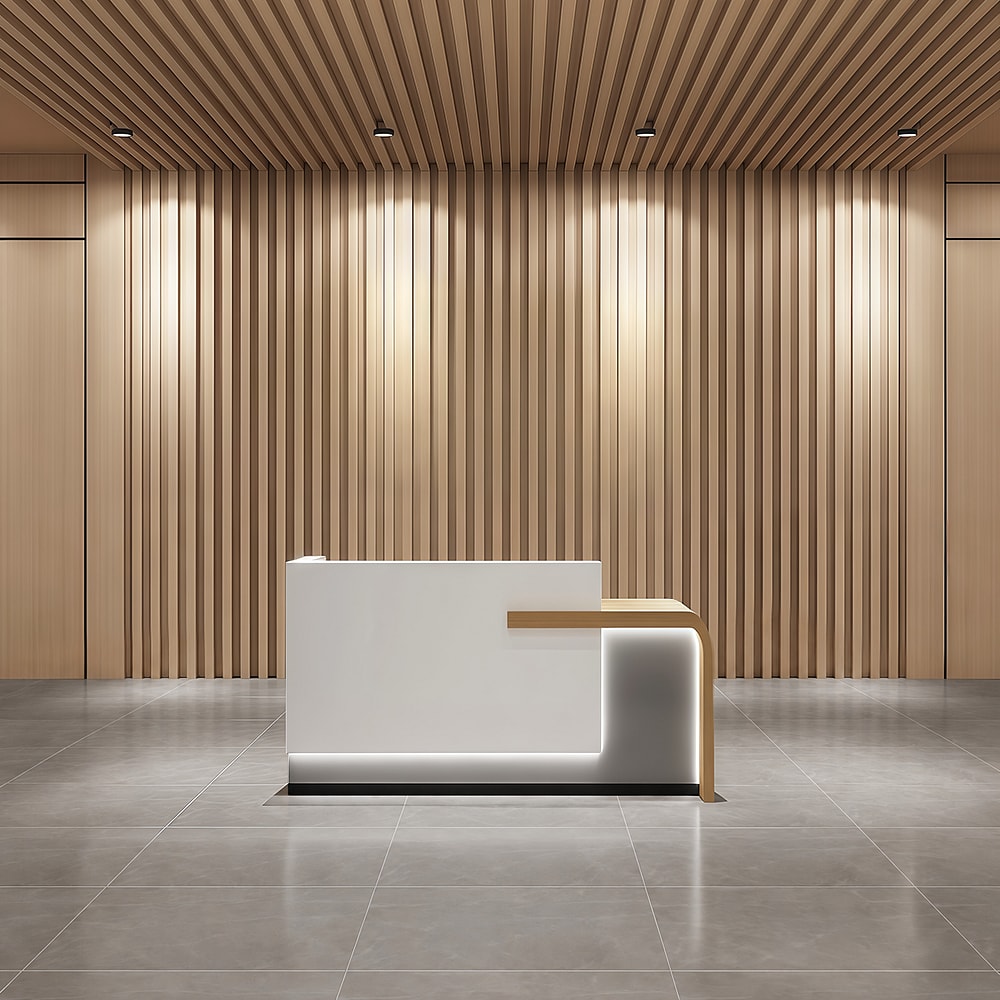 Modern Reception Desks – Office, Hotel & School Front Counter