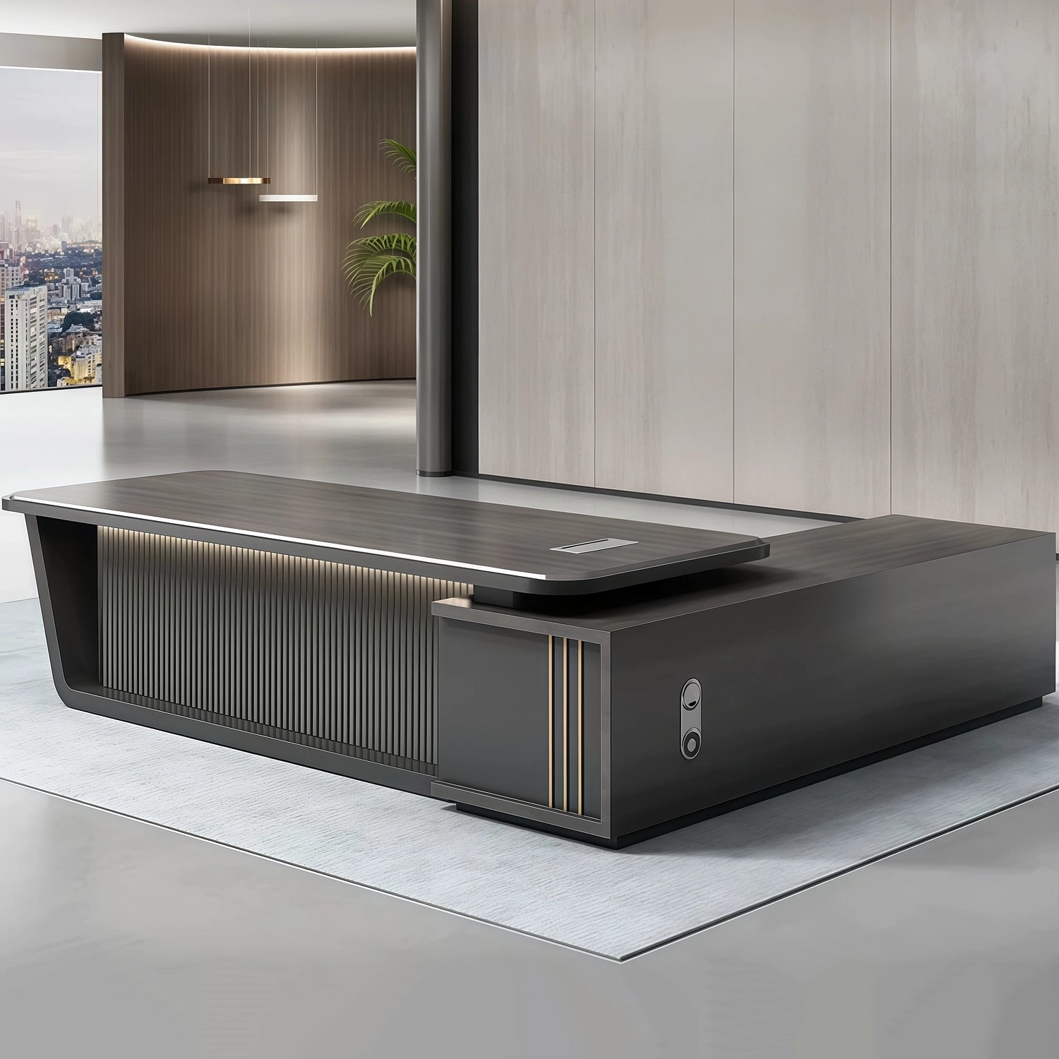 Modern Executive Office Desk for Corporate Office Spaces - Maoters