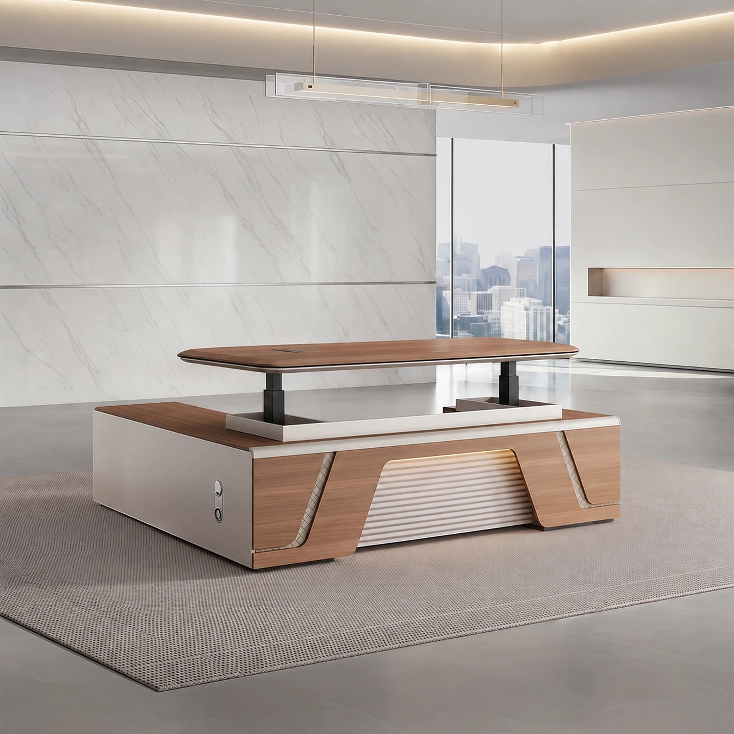 Luxury Executive Electric Lift Desk
