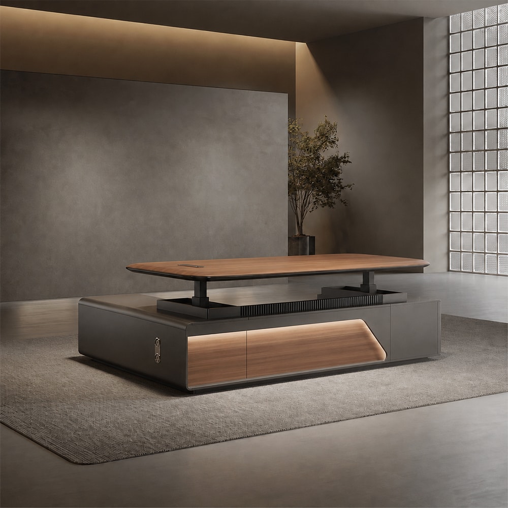 Smart Height Adjustable Workstation for Manager