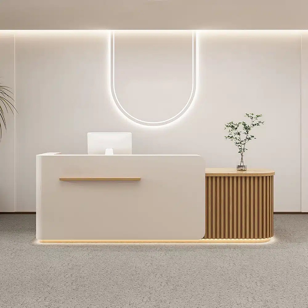 Modern Wooden Lobby Desk - Maoters