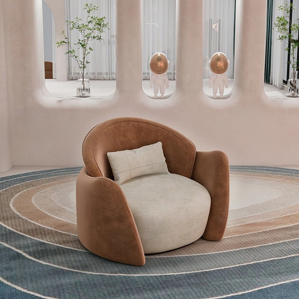 Curved Reception Sofa for Beauty Salon