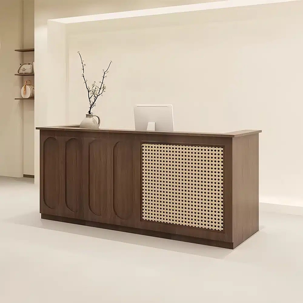 Wooden Reception Counter - Maoters
