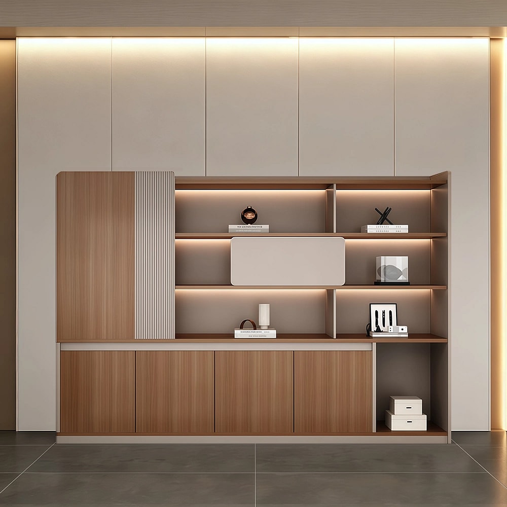 Office Open Shelf Book Cabinet - Maoters