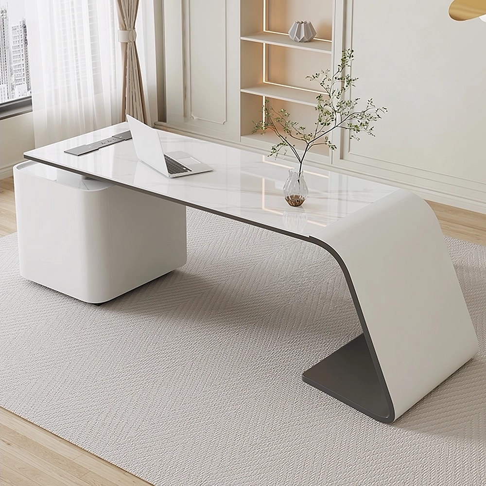 Modern Office White Executive Office Desk - Maoters