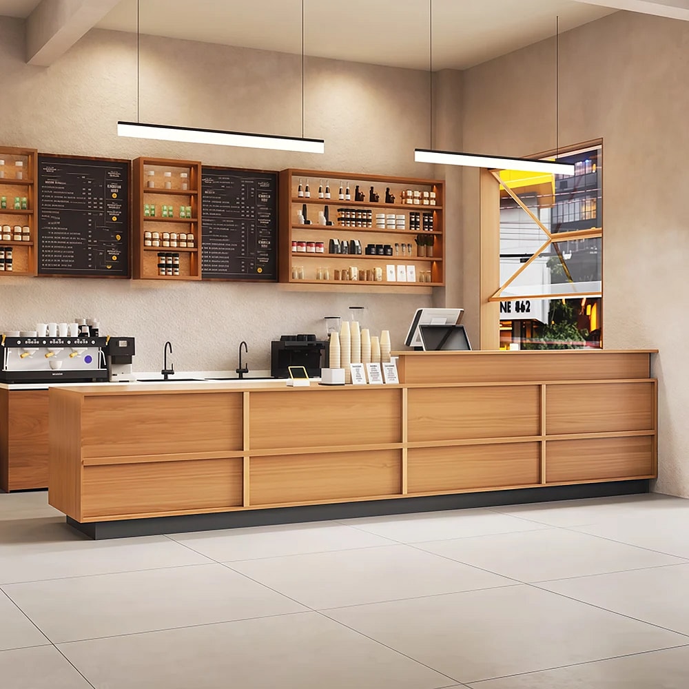 Wooden Counter for Coffee Shop - Maoters