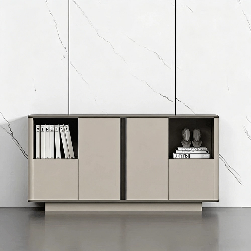 Compact Modern Low Wooden Cabinet - Maoters