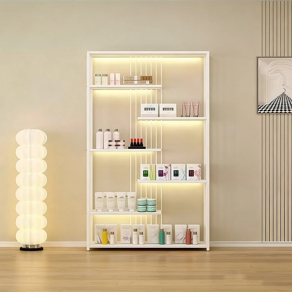 Nail Polish Display Rack for Beauty Salon Cabinet