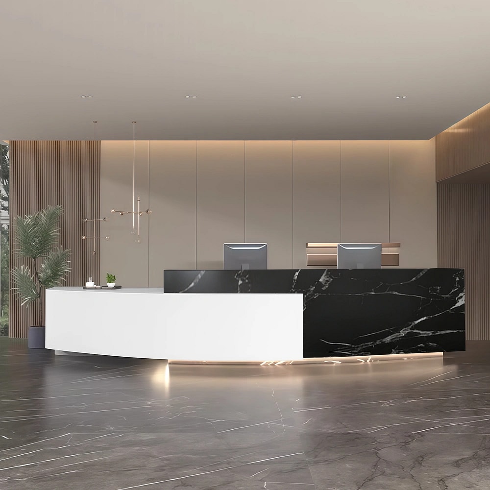 Arc Shape Front Welcome Desk - Maoters