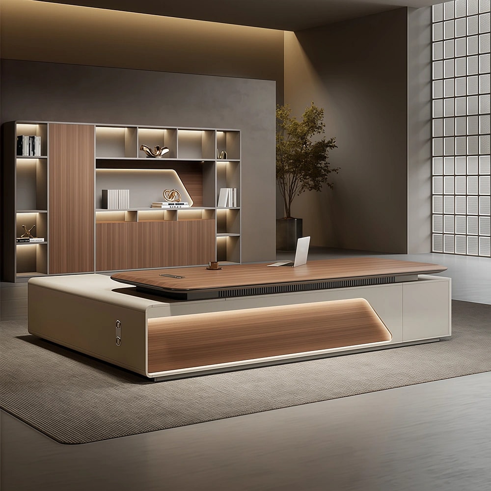 Sleek Modern Desk for Business Leaders