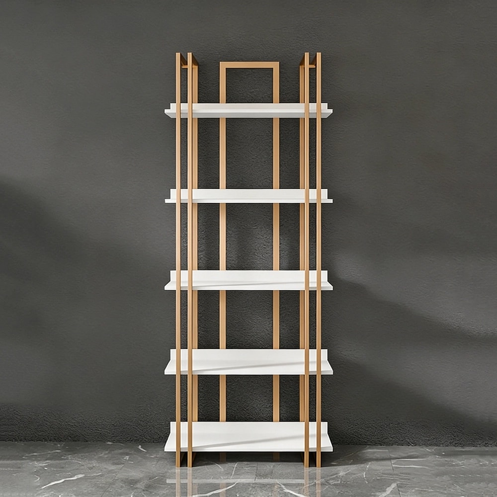 Minimalist Lighted Display Shelf for Beauty Salon