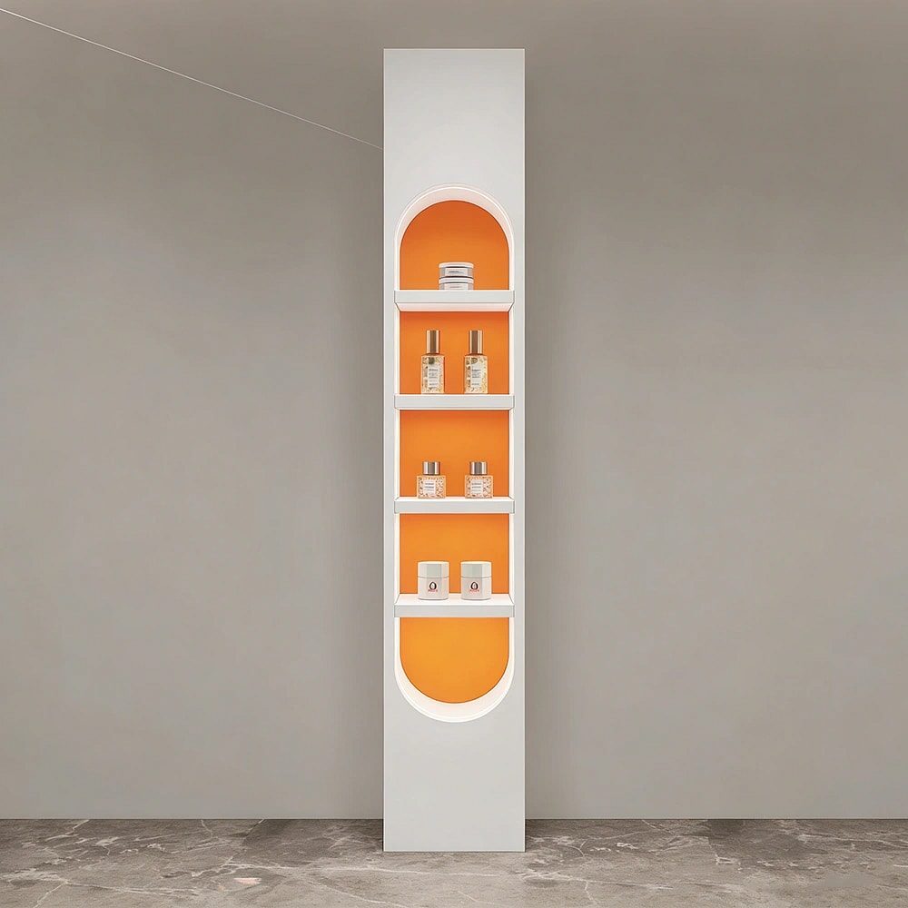 Premium Skincare Display Cabinet with LED Lights