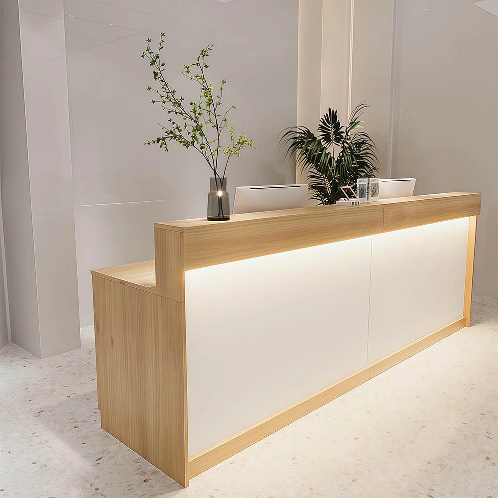 Modern Minimalist Reception Desk - Maoters
