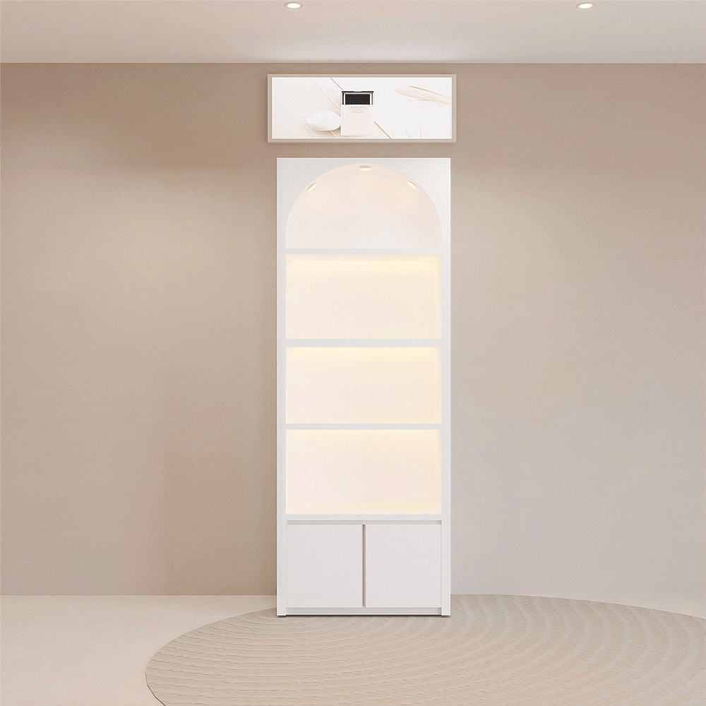 Salon Cosmetic Display Case for Product Storage