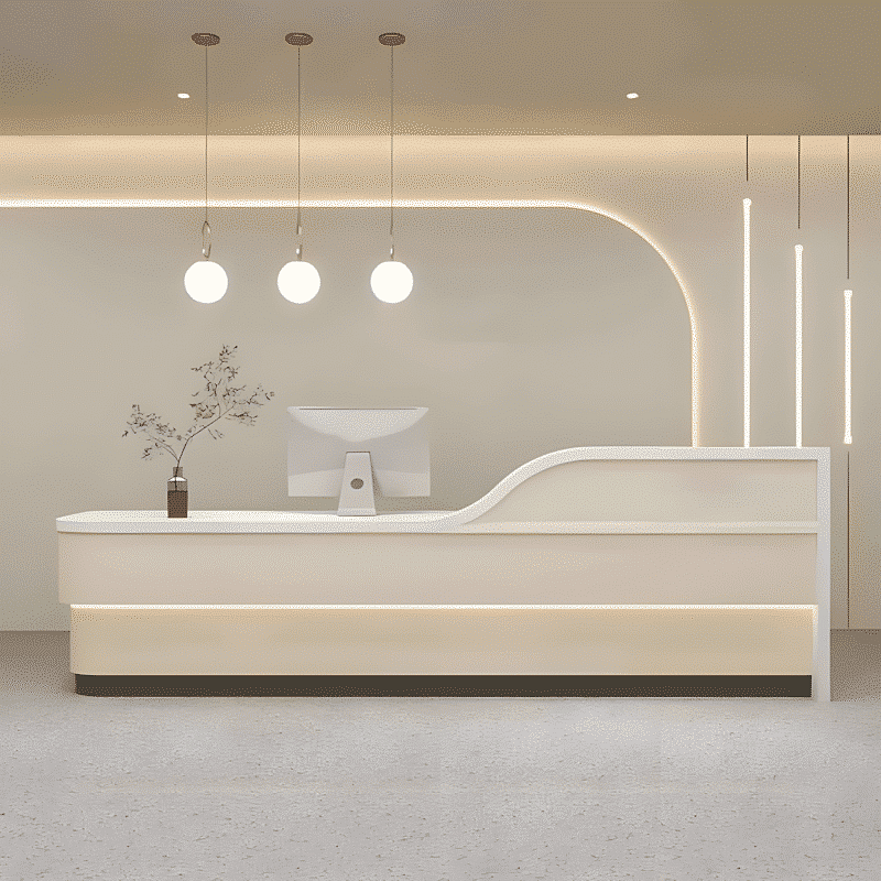 Hotel Lobby Curved Front Desk - Maoters