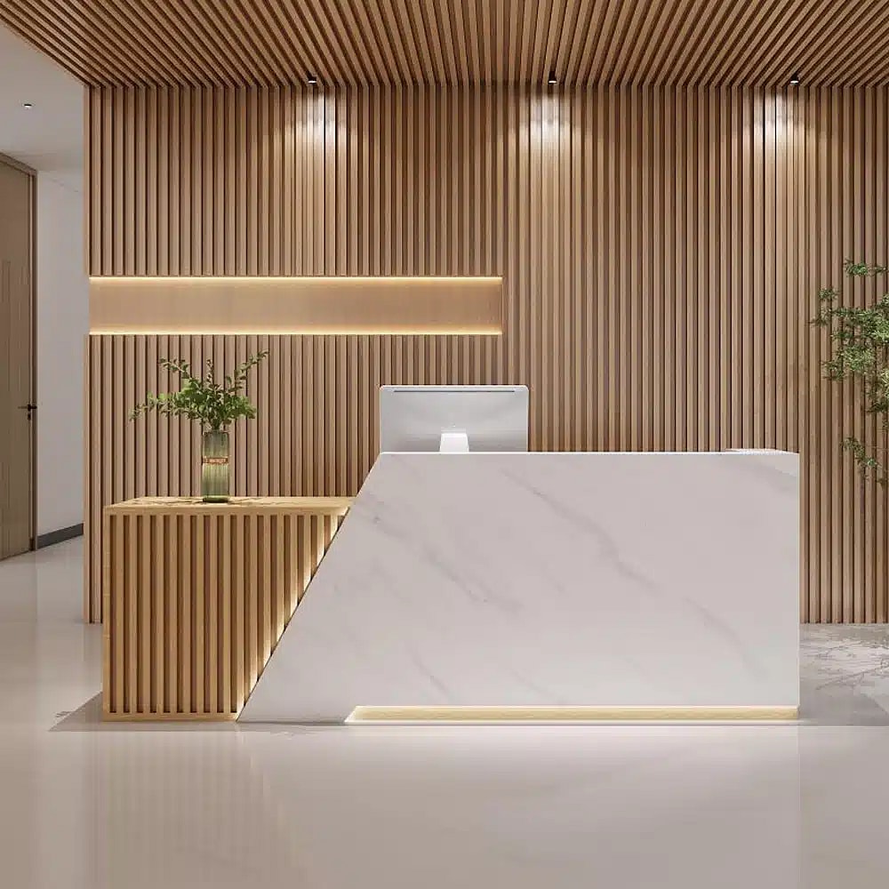 Showcase Brand Style Influencer Reception Desk