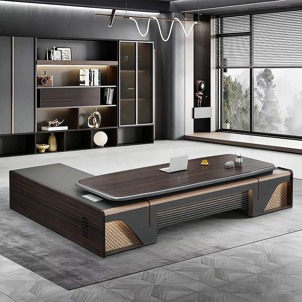 Executive Curved L-Shape Desk - Maoters