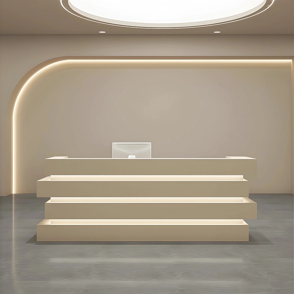 Modern Hotel Lobby Creative Reception Desk - Maoters