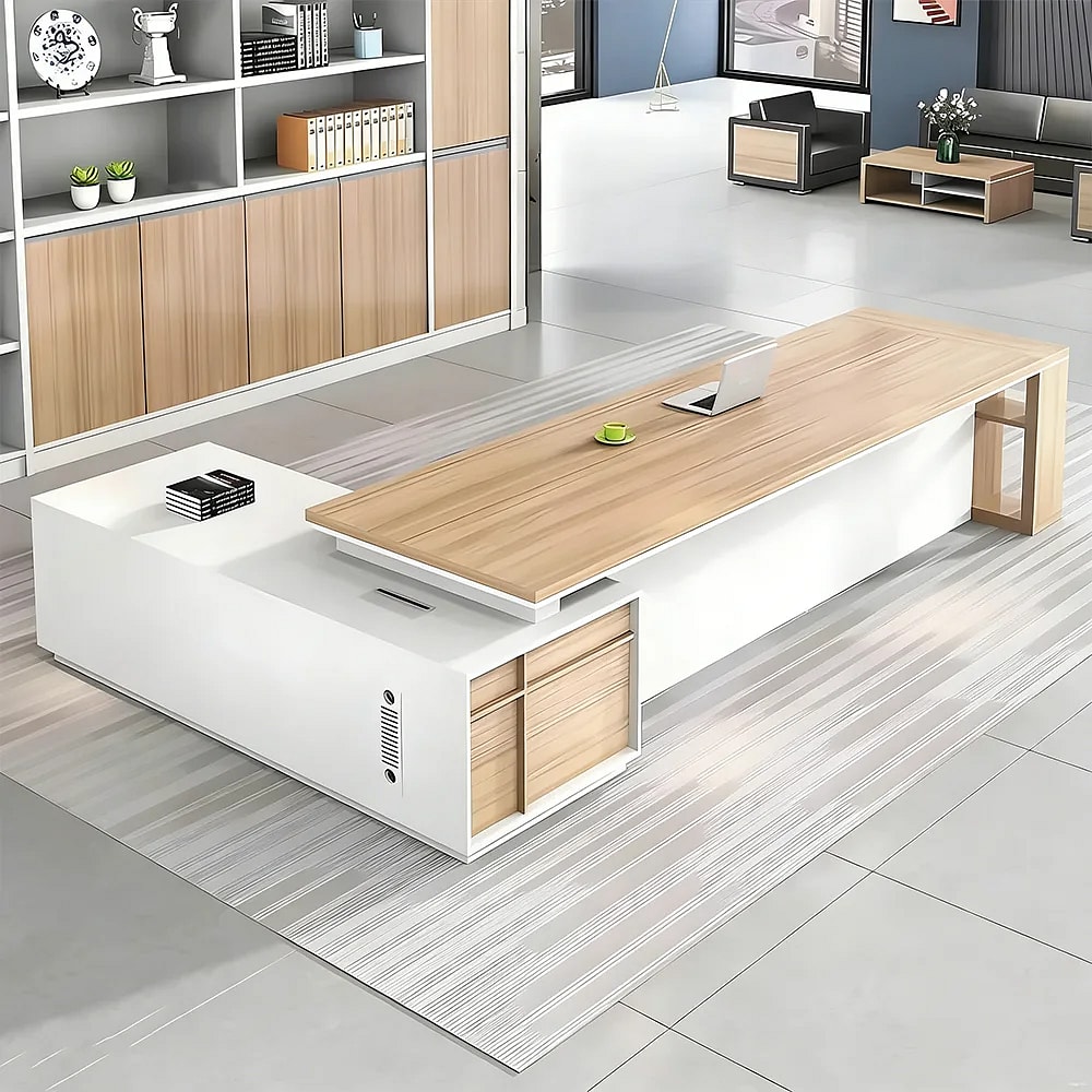 Practical Wooden Office Executive Desk - Maoters