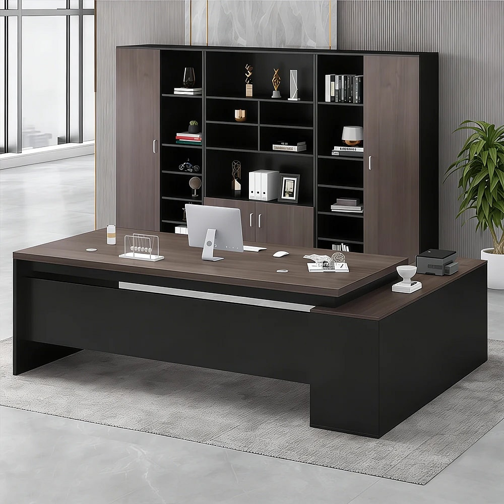 Office Furniture L-Shaped Executive Desk - Maoters