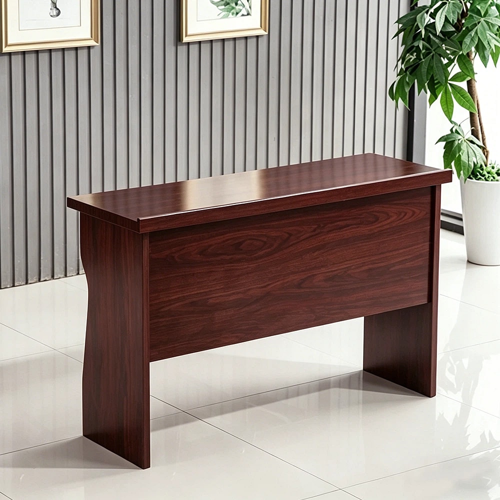 Modern Wood Training Table with Privacy Panel - Maoters