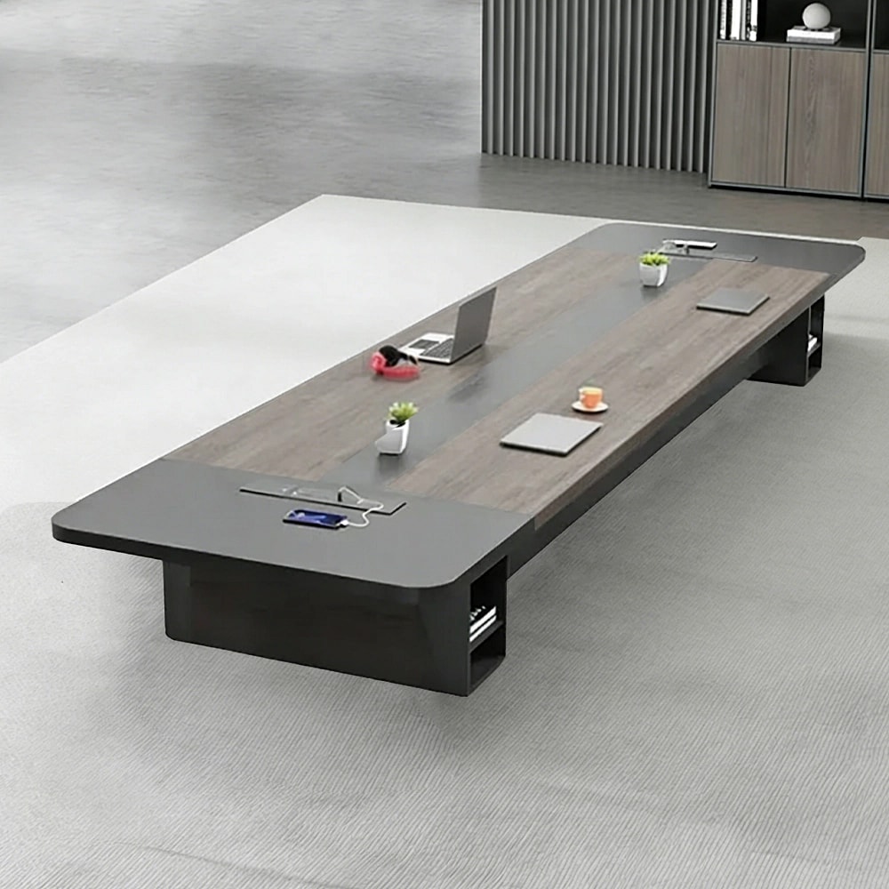 Office Boardroom Rounded Edge Meeting Table - Maoters