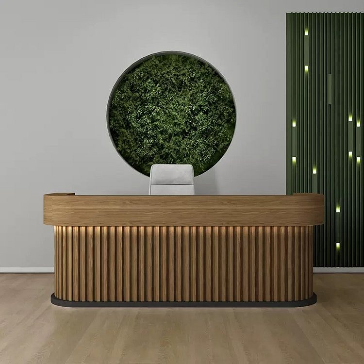 Chic Minimalist Reception Desk – Maoters