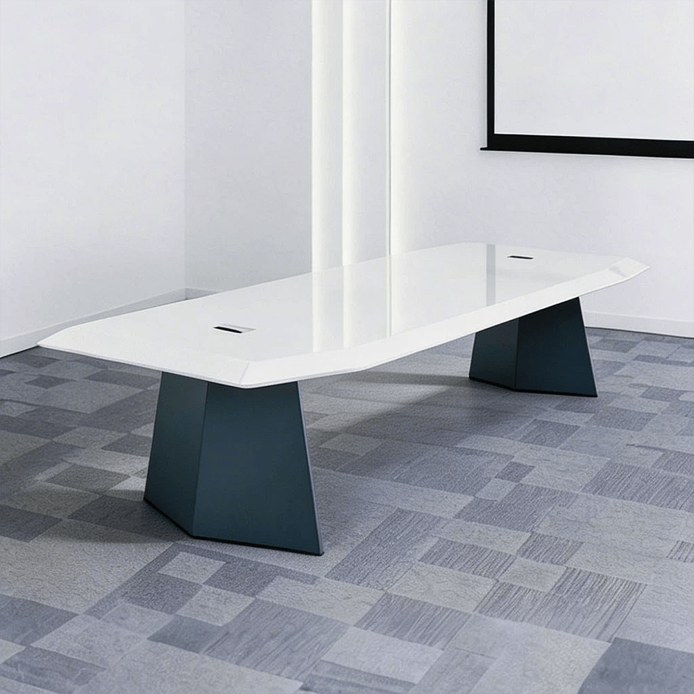 Large Modern Minimalist Boardroom Table - Maoters