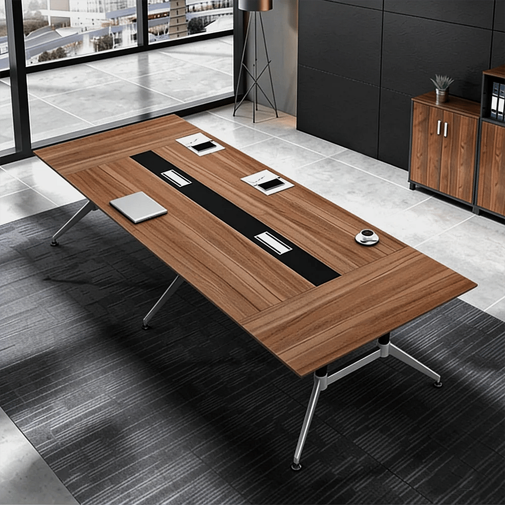 Modern Wood Office Boardroom Table - Maoters