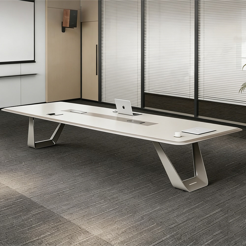 Modern Light Luxury Lacquer Conference Table