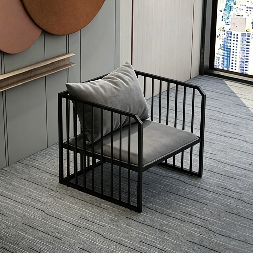 Leisure Industrial Iron Sofa - Maoters