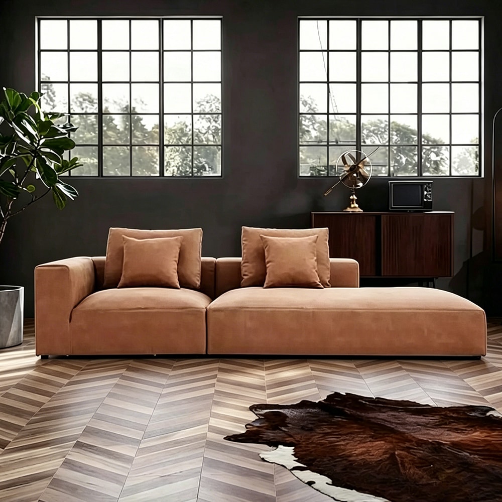 Oversized Deep Seat Soft Lounge Sofa - Maoters