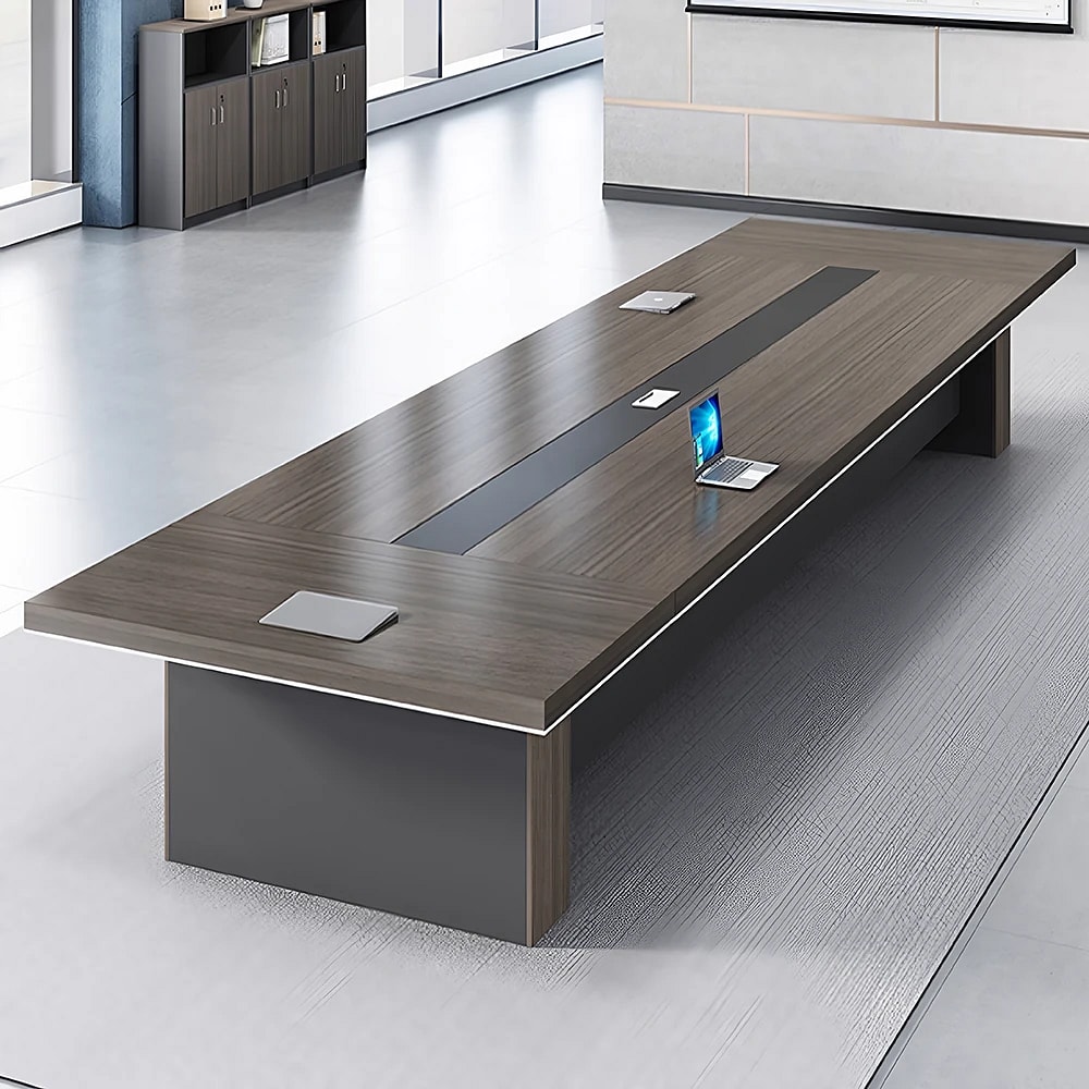 Classic Rectangular Office Desk – Ideal for Meetings