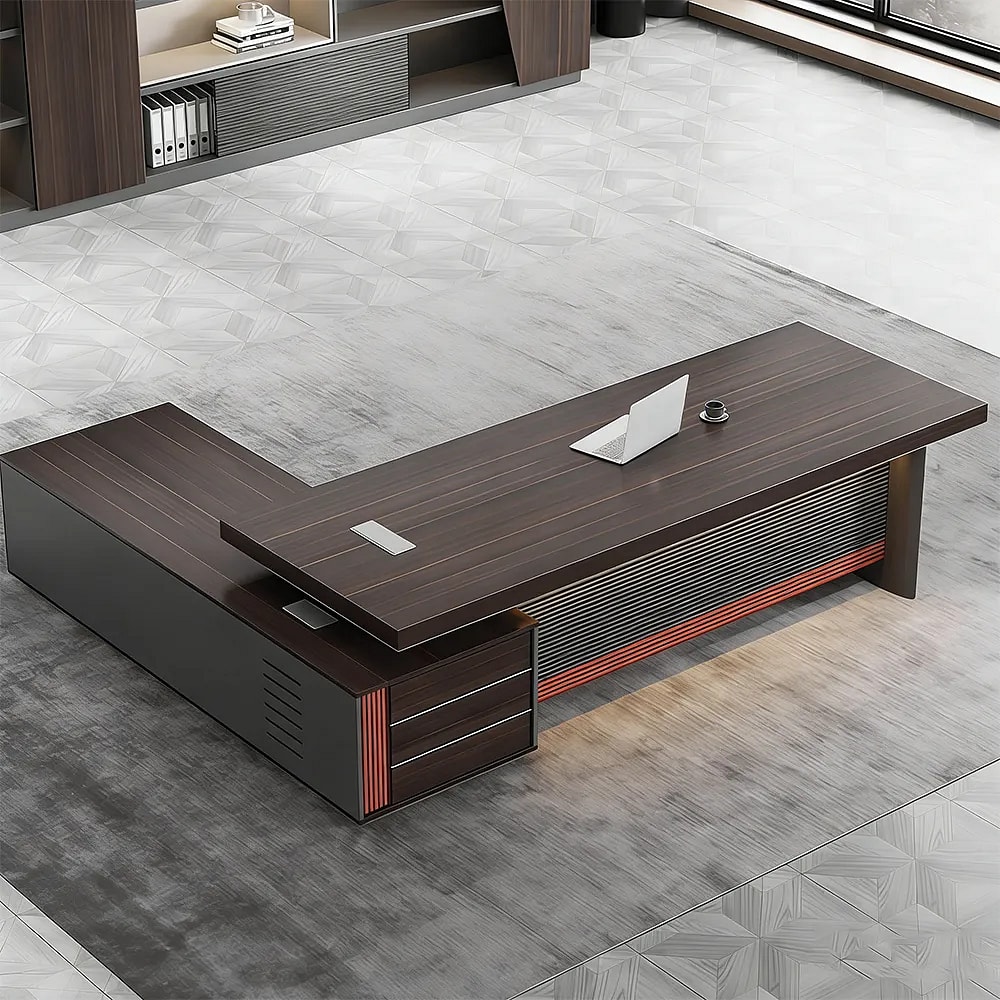Sleek Modern Executive Desk – Maoters