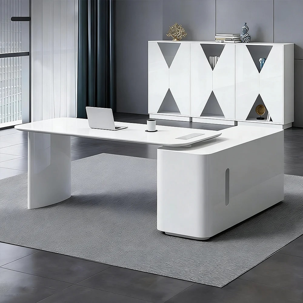 Office Contemporary Sleek Executive Desk - Maoters
