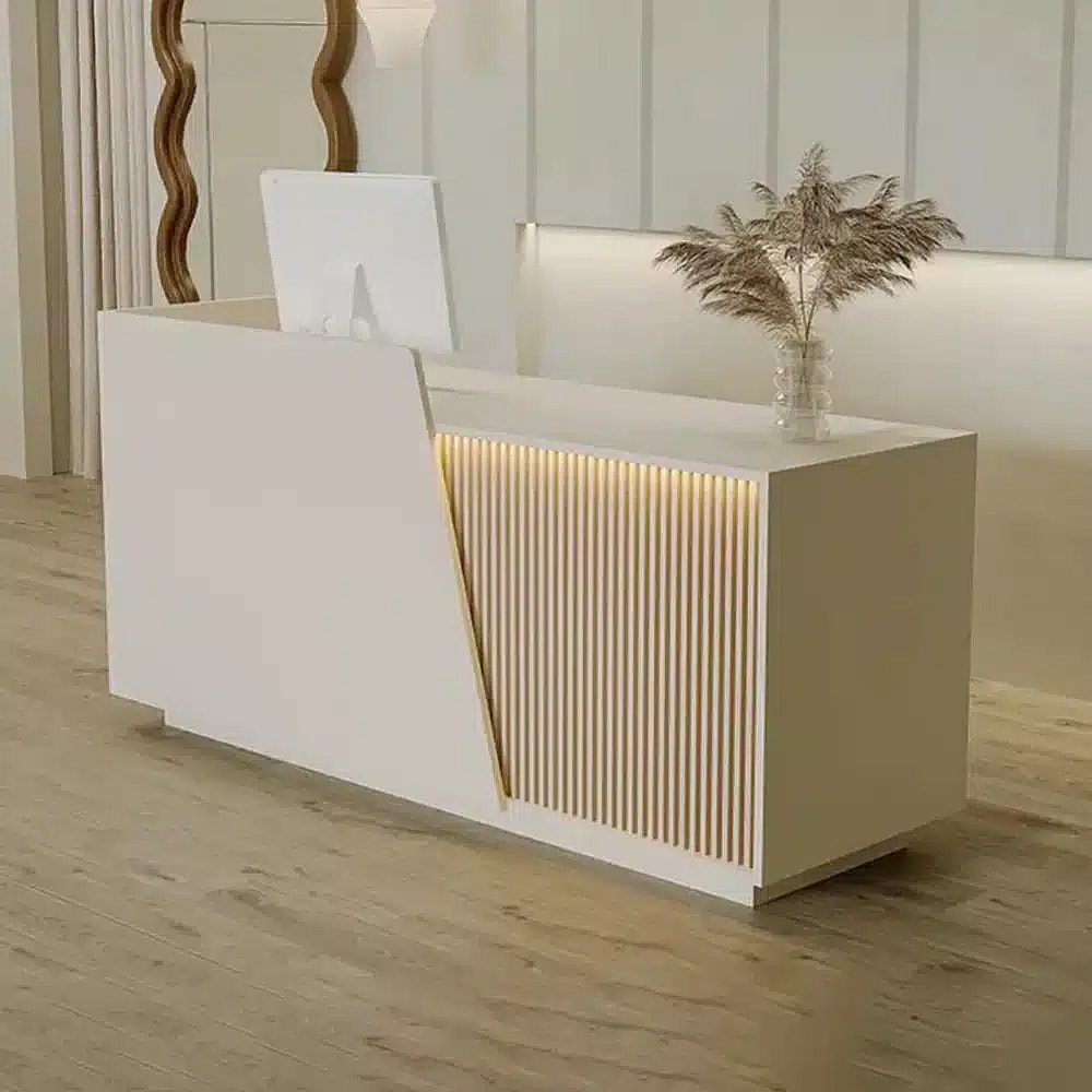 Warm LED Reception Desk - Maoters