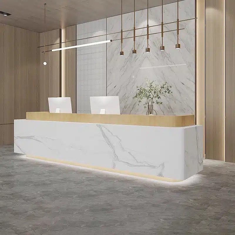 Baked Paint Reception Counter – Maoters