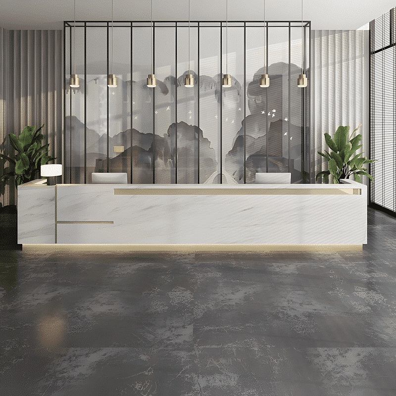 Modern Long Reception Counter - Maoters