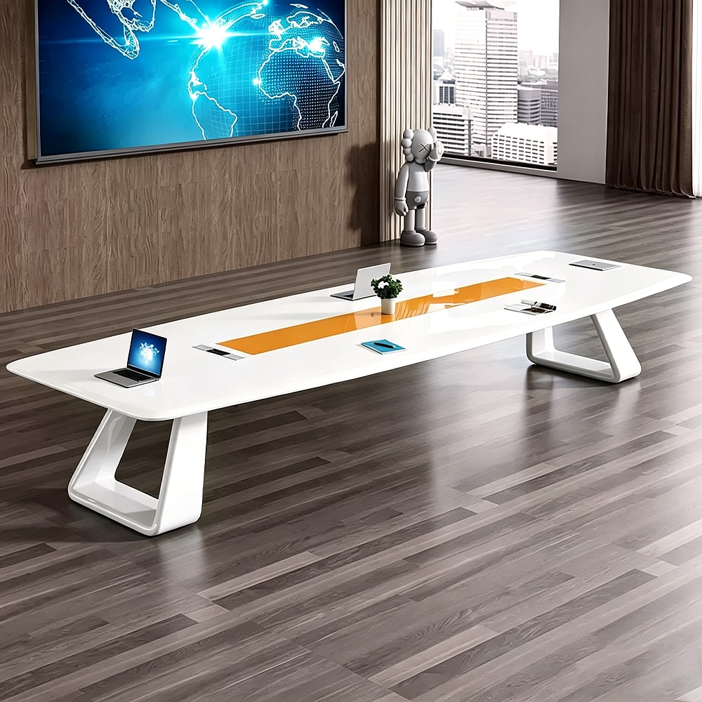 Stylish Lacquered Conference Table – Maoters
