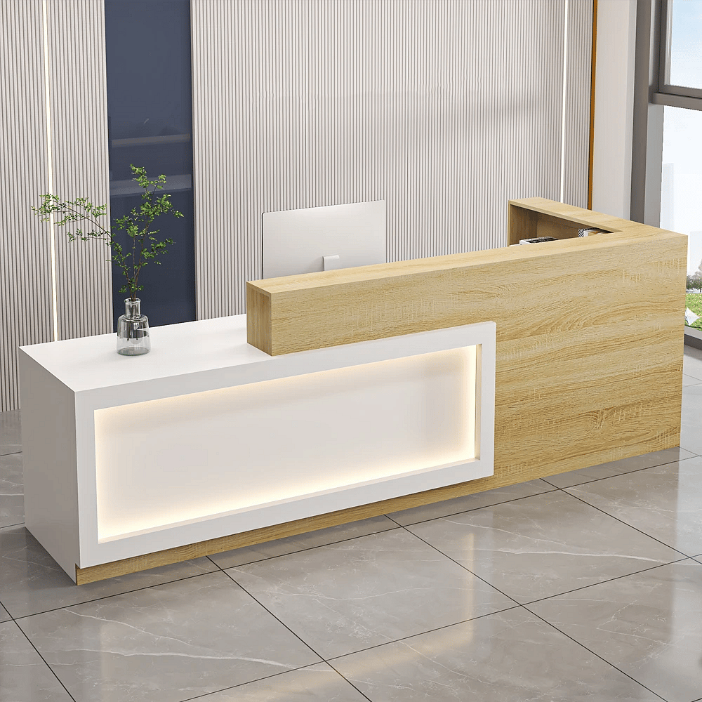 L-shaped High-end Reception Desk