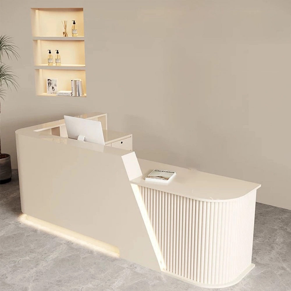 Minimal Desk with Vertical Slats - Maoters