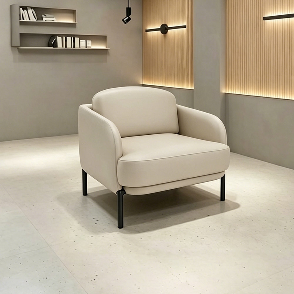 Modern Minimal Leather Sofa - Maoters