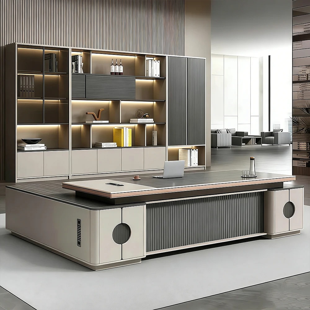 Director L-Shaped Executive Desk - Maoters