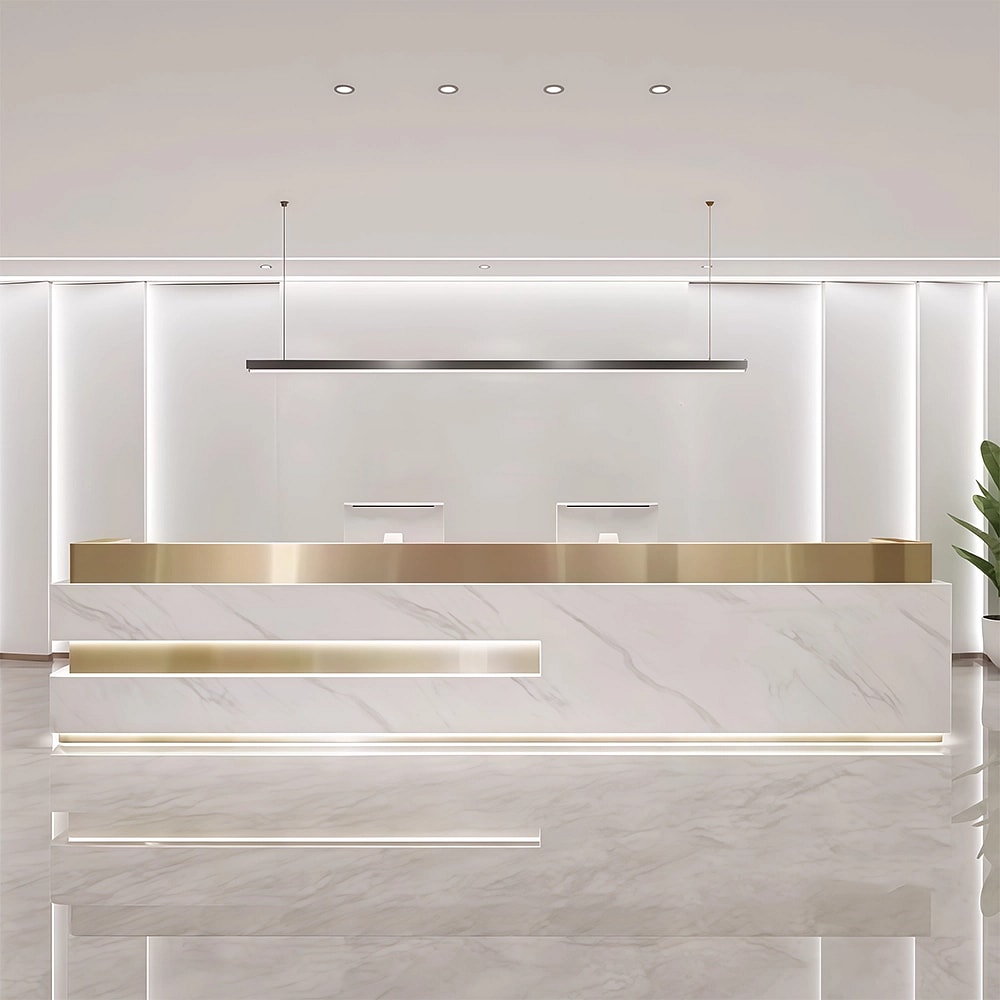 Modern Luxe Business Reception Desk - Maoters